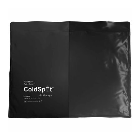 Fabrication Enterprises Relief Pak Heavy-Duty Black Urethane Reusable Cold Pack, Standard 11" x 14", 12/PK 11-1250-12